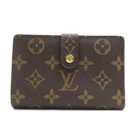 LOUIS VUITTON Monogram Bifold Wallet Brown